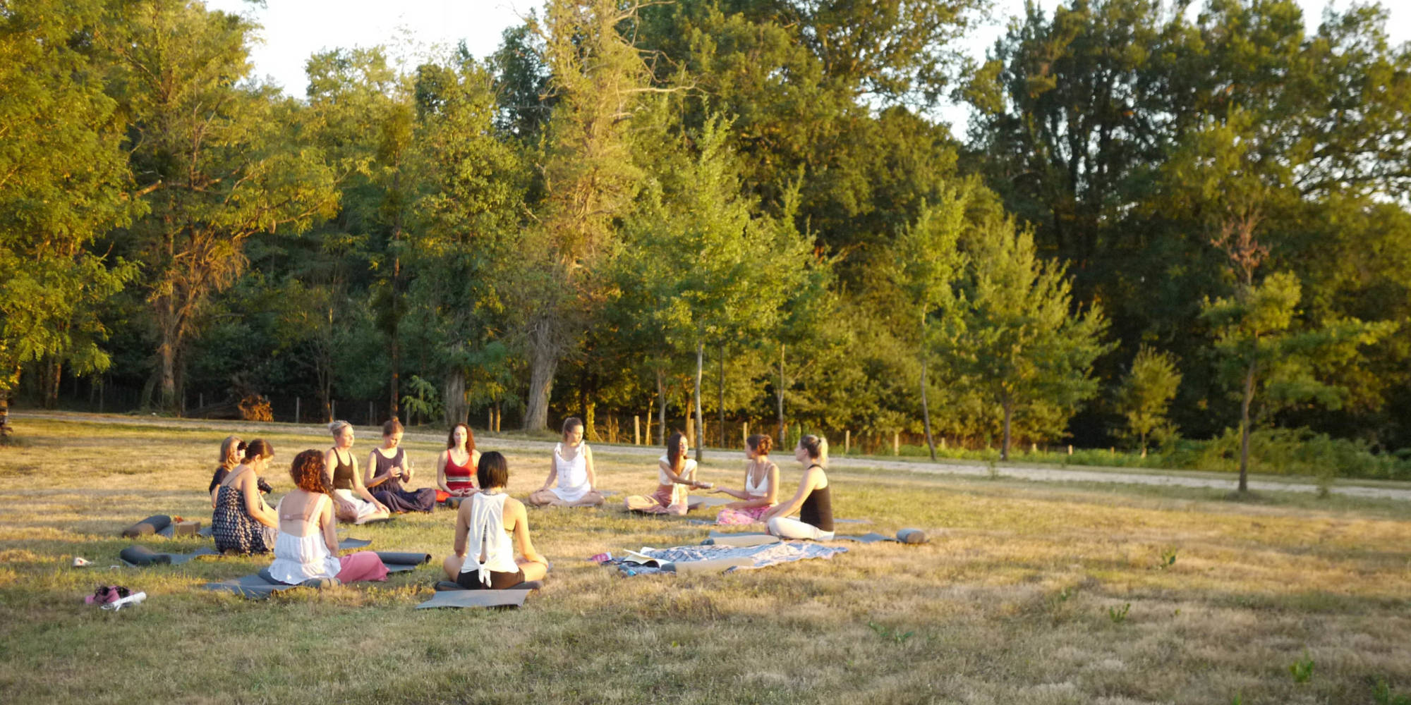 permaculture project in France, yoga