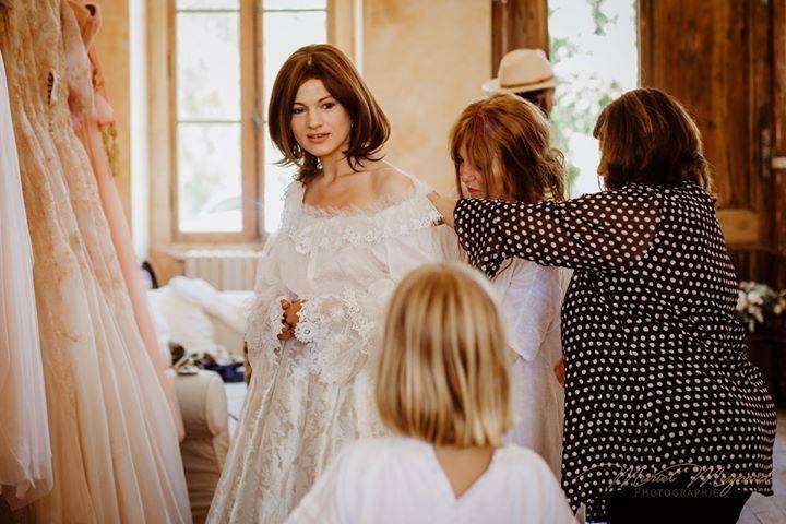 Wedding preparations at Chateau Fengari